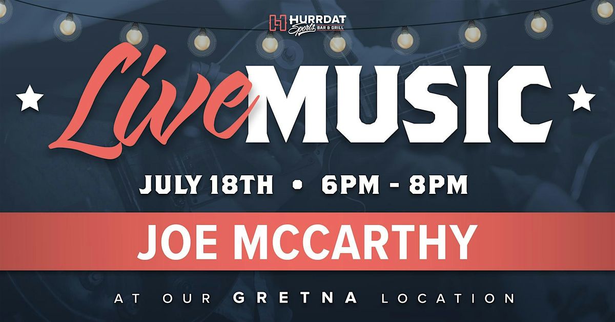Summer Sounds with Joe McCarthy!, 18 July | Event in Gretna | AllEvents
