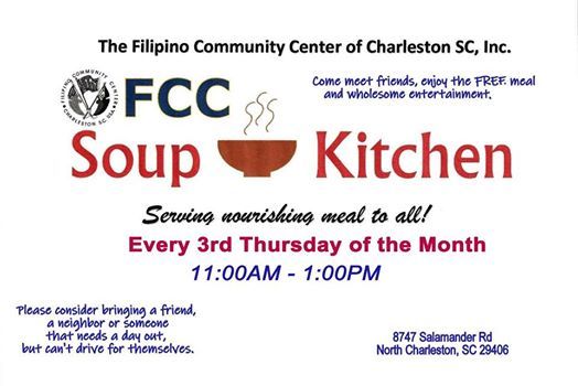 Fcc Soup Kitchen Every 3rd Tuesday Of The Month At Filipino