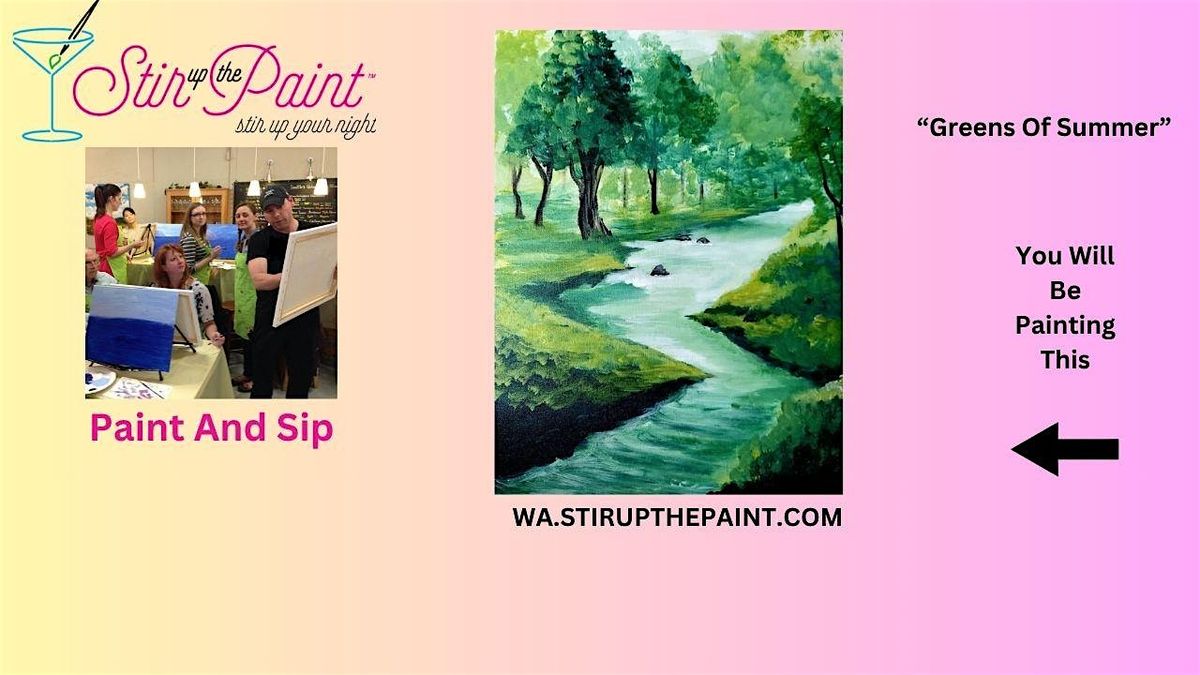 Seattle Paint and Sip, Paint Party, Paint Night  With Stir Up The Paint, 24 June | Event in Seattle | AllEvents
