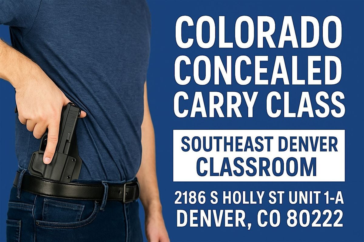 Colorado Concealed Handgun Course – New Applicant - Denver, 8 November | Event in Denver | AllEvents