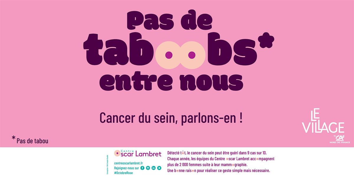 Octobre Rose | Conférence avec le Centre Oscar Lambret, 16 October | Event in LILLE | AllEvents