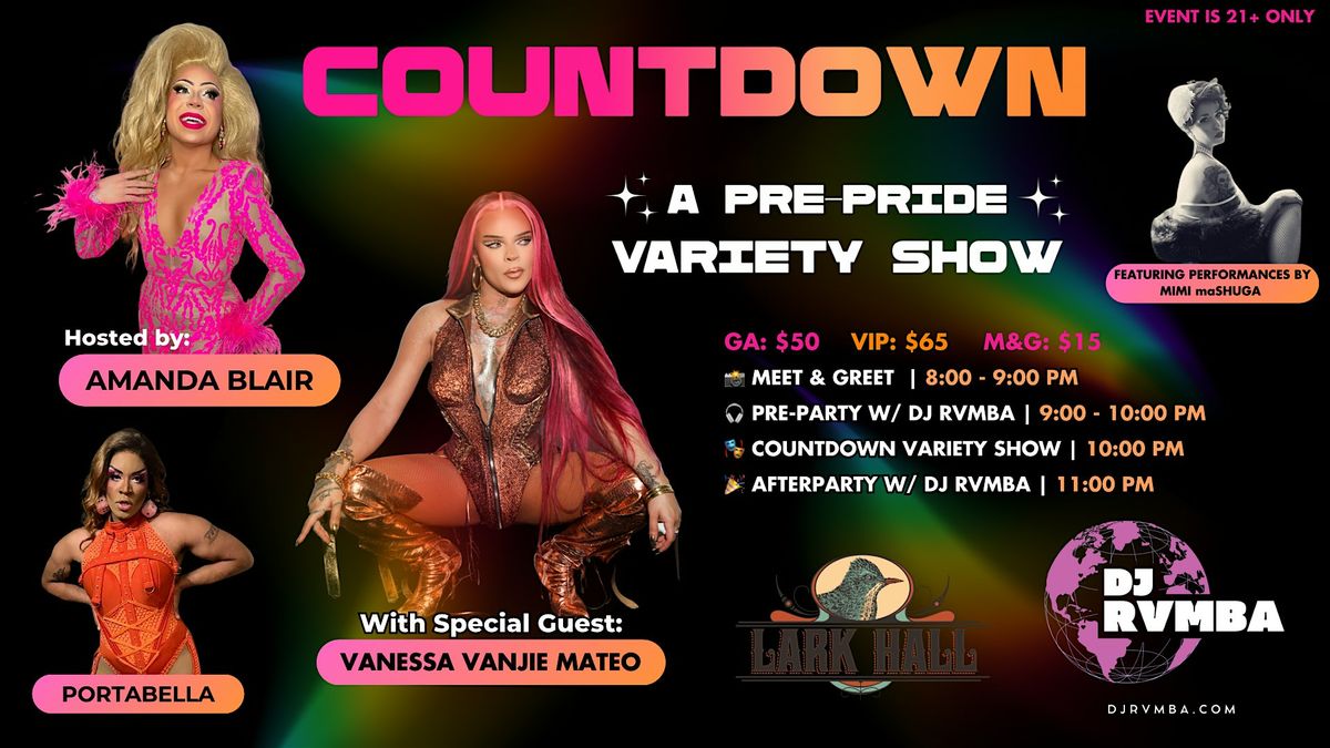 COUNTDOWN: A Pre-Pride Variety Show, 30 May | Event in Albany | AllEvents