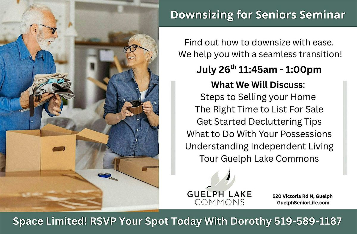 Declutter and Downsize Seminar for Seniors | Event in Guelph | AllEvents