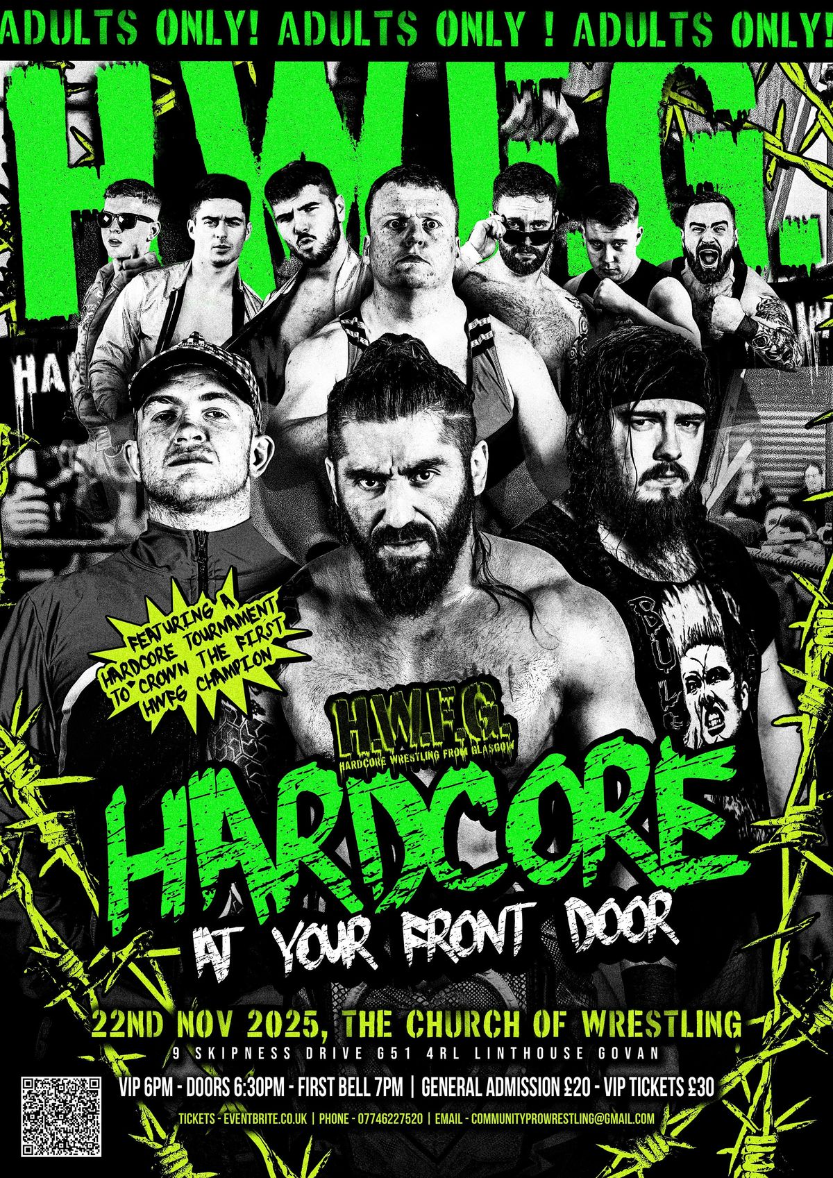 H.W.F.G Presents Hardcore At Your Front Door !, 22 November | Event in Glasgow | AllEvents