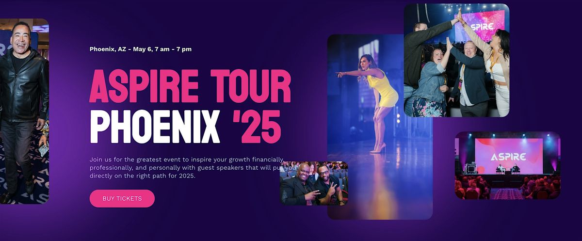 Aspire Tour 2025 - PHOENIX, AZ | Event in Phoenix | AllEvents