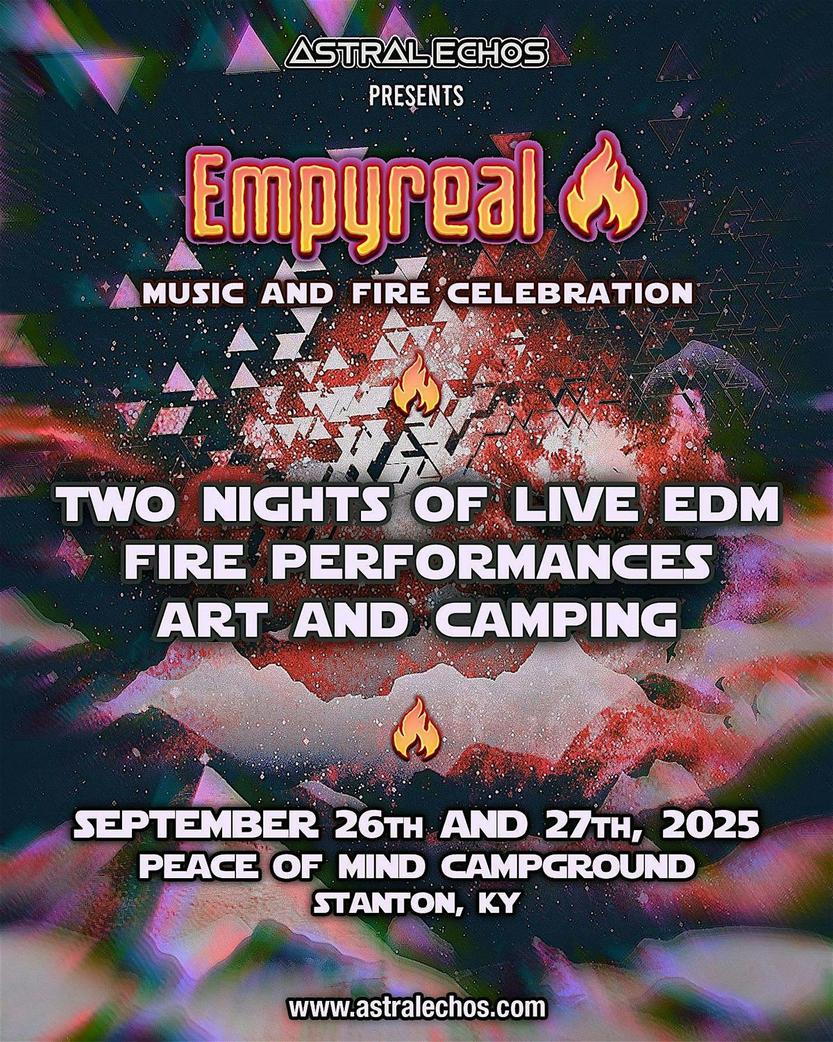 Empyreal Music and Fire Celebration 2025, 26 September | Event in Stanton | AllEvents
