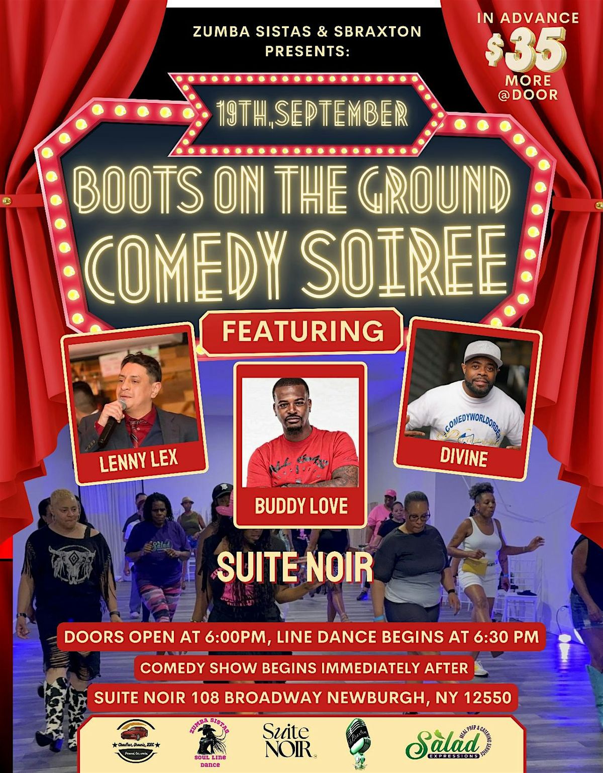 Boots on the Ground Comedy Soirée  - Sept 2025, 19 September | Event in Newburgh | AllEvents