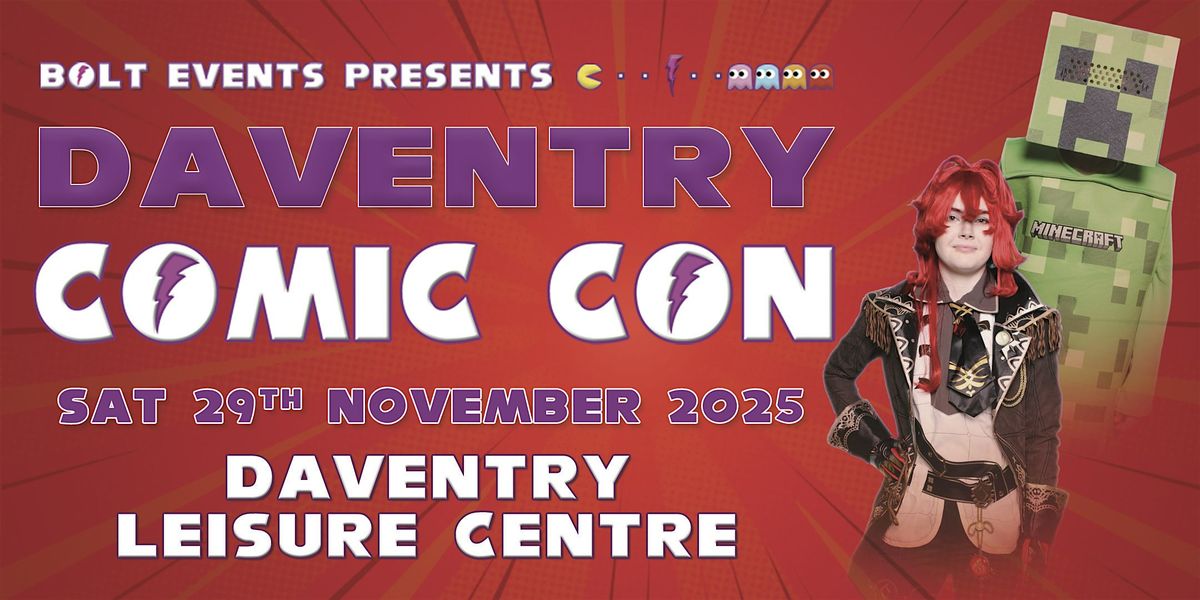 Daventry Comic Con, 29 November | Event in Daventry | AllEvents