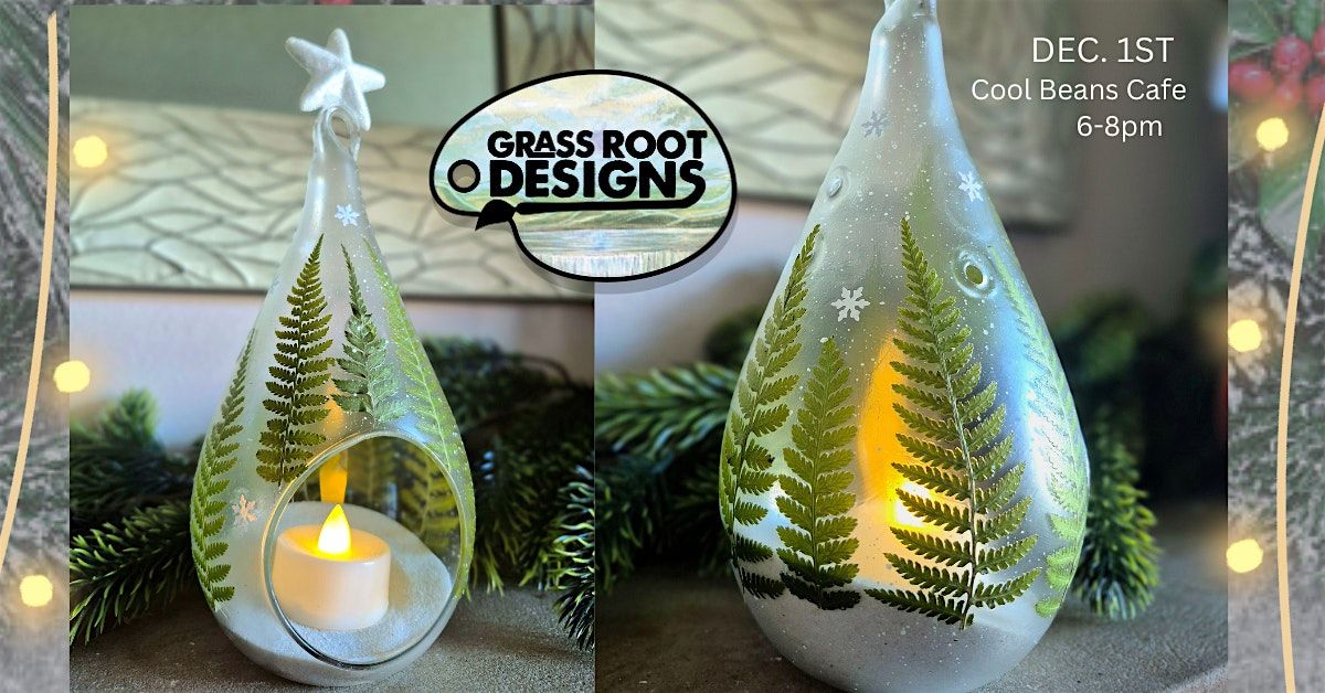 Pressed Fern Winter Flickering Lantern | Cool Beans Cafe, 1 December | Event in Medina | AllEvents