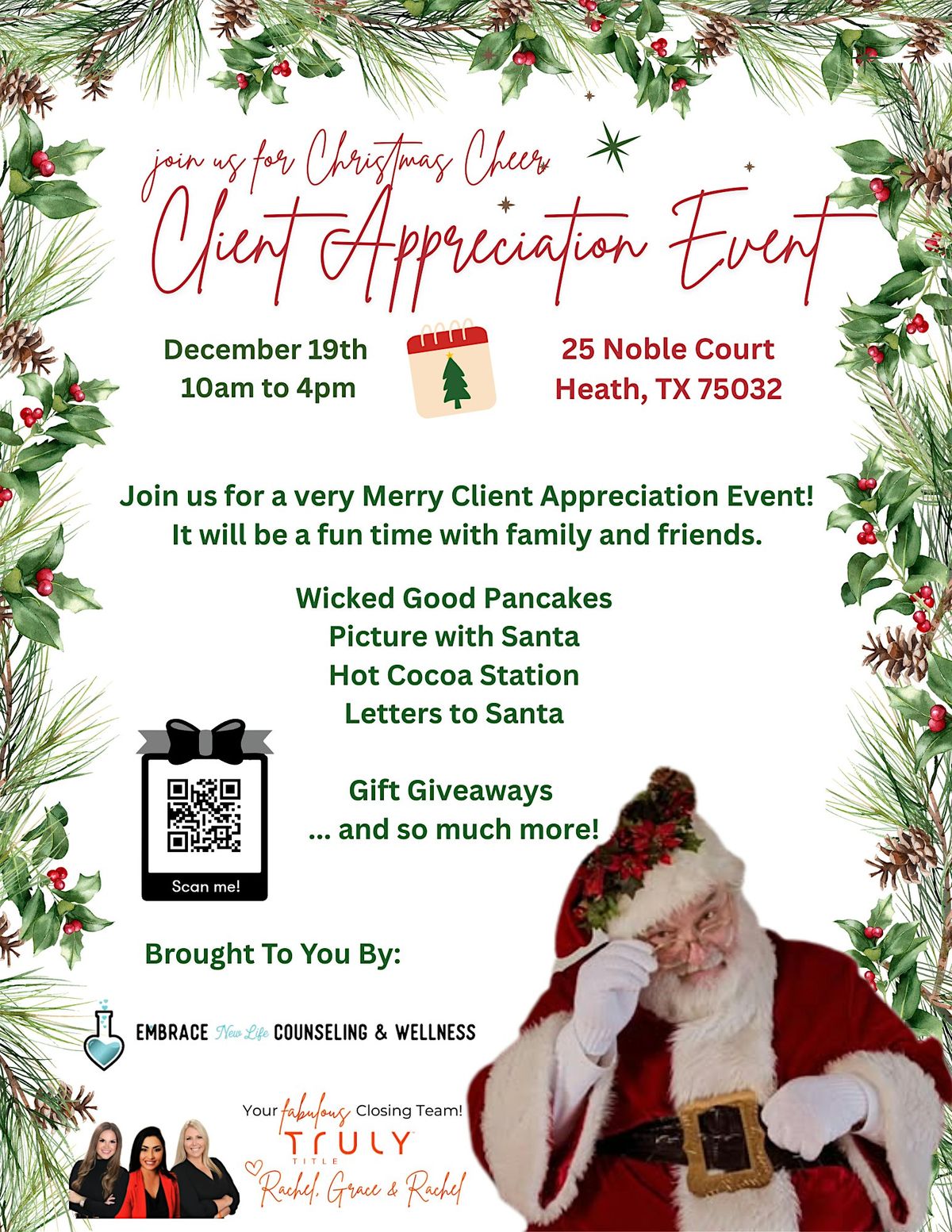 Client Appreciation Event - Pictures with Santa, 19 December | Event in Heath | AllEvents