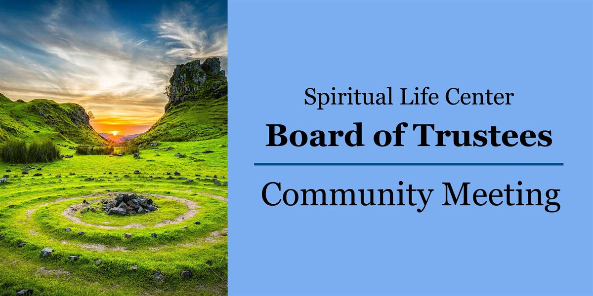 Board of Trustees Community Meeting, 26 October | Event in Sacramento | AllEvents