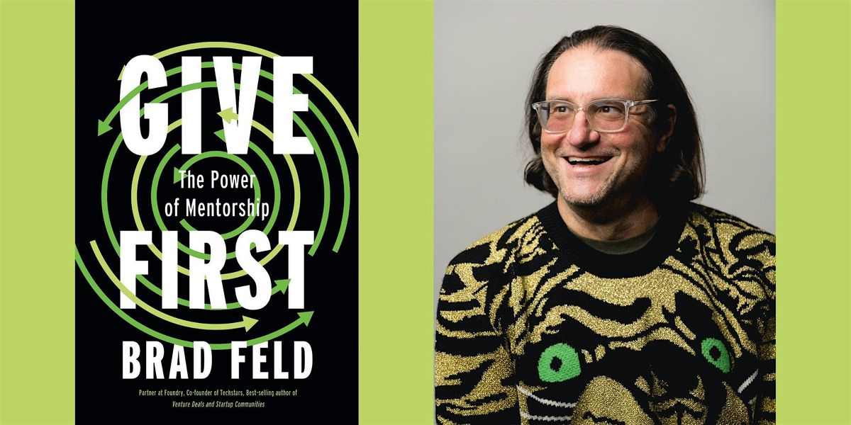 Brad Feld -- "Give First", 18 September | Event in Boulder | AllEvents