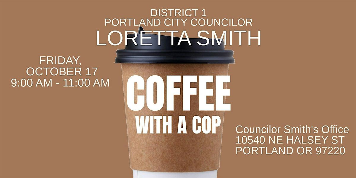 Coffee with a Cop: Gateway In Focus, 17 October | Event in Portland | AllEvents