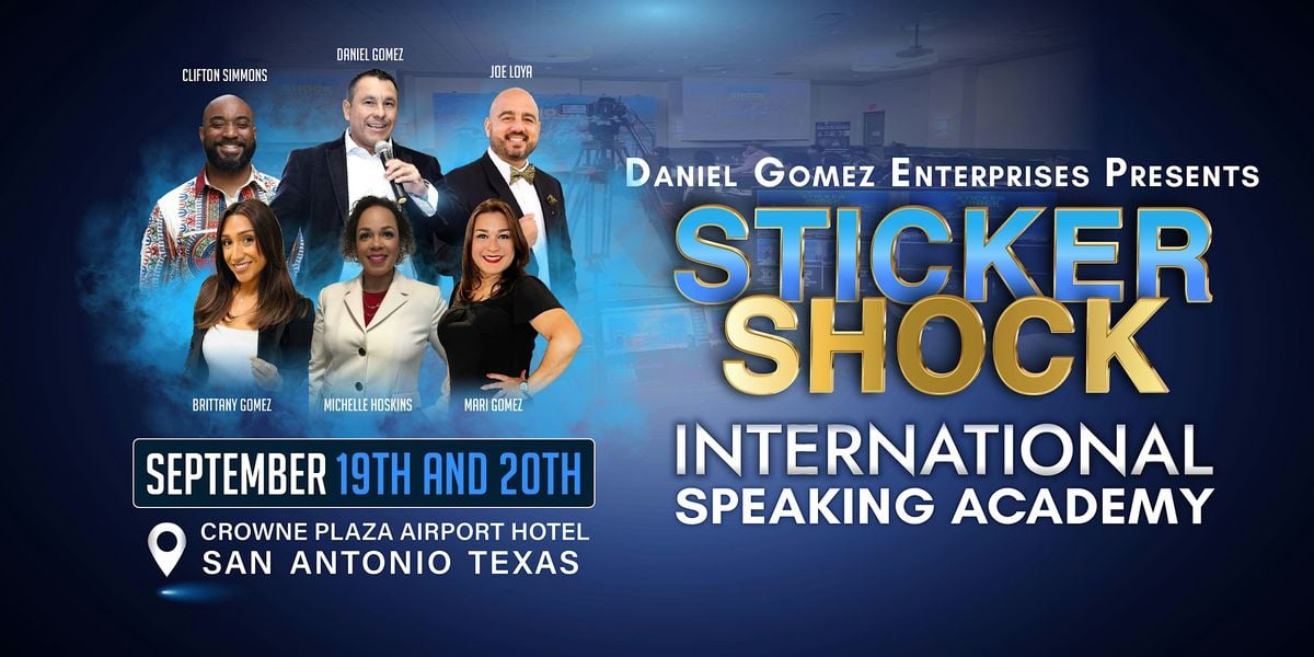 The Sticker Shock Elite Speaking Academy, 19 September | Event in San Antonio | AllEvents