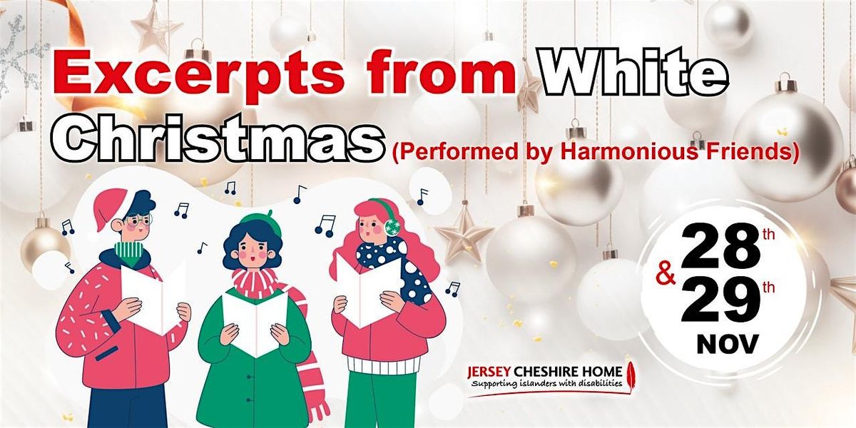 Excerpts from White Christmas by Harmonious Friends | Event in Saint Helier | AllEvents