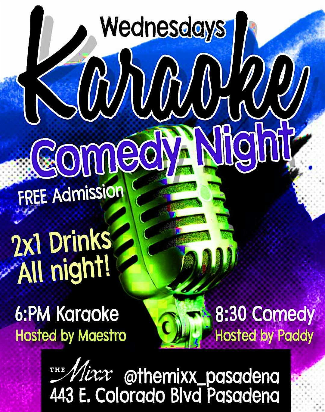 Pasadena's ultimate KAROKE & COMEDY Night with 2x1 Drinks all night, 17 September | Event in Pasadena
