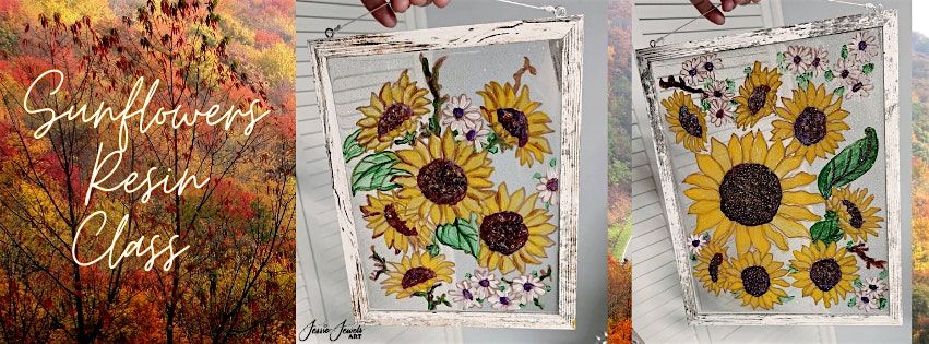 SUNFLOWERS Resin Art Class at Moonstone Art Studio, 18 September | Event in Warwick | AllEvents