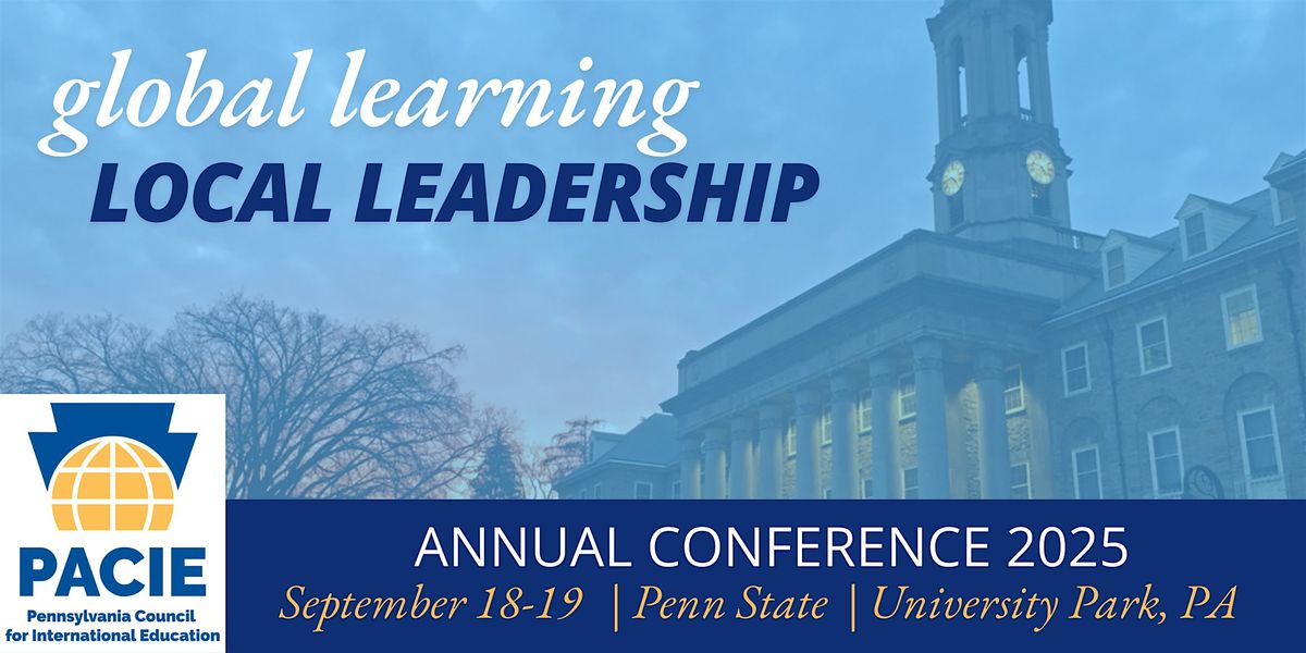PACIE 2025 Annual Conference, 18 September | Event in State College | AllEvents