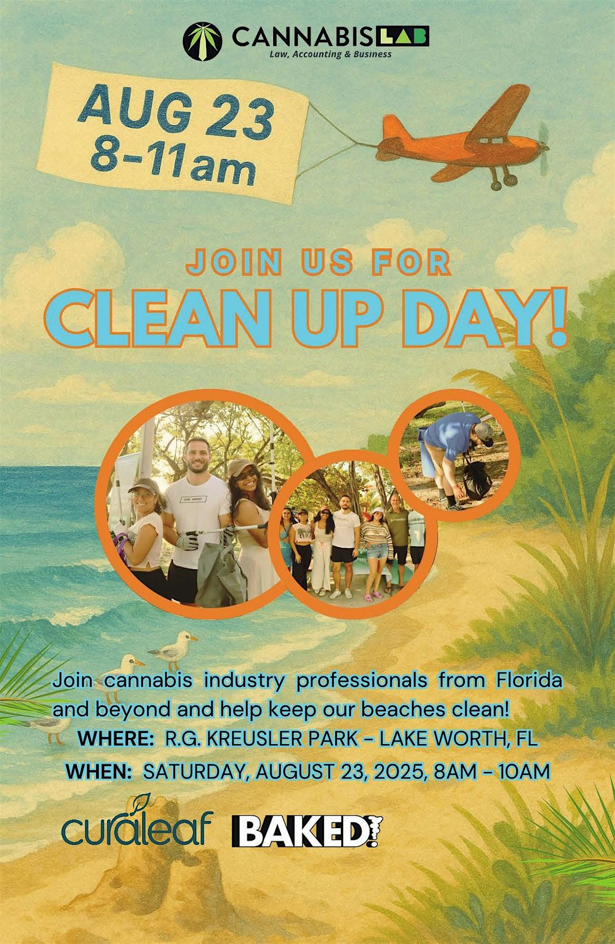 Do Good Feel Good -  West Palm Beach Clean Up & After Party, 23 August | Event in Lake Worth Beach | AllEvents