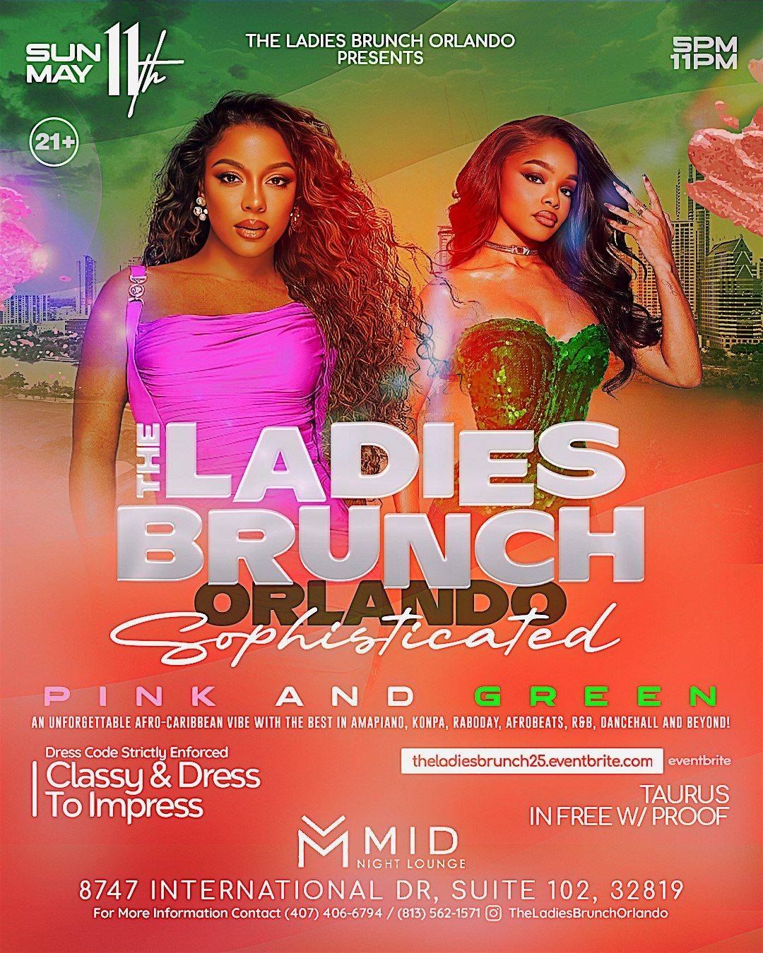 THE LADIES BRUNCH TAURUS SZN, 11 May | Event in Orlando | AllEvents