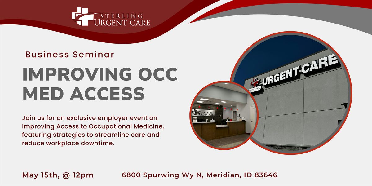 Improving Occupational Medicine Access, 15 May | Event in Meridian | AllEvents