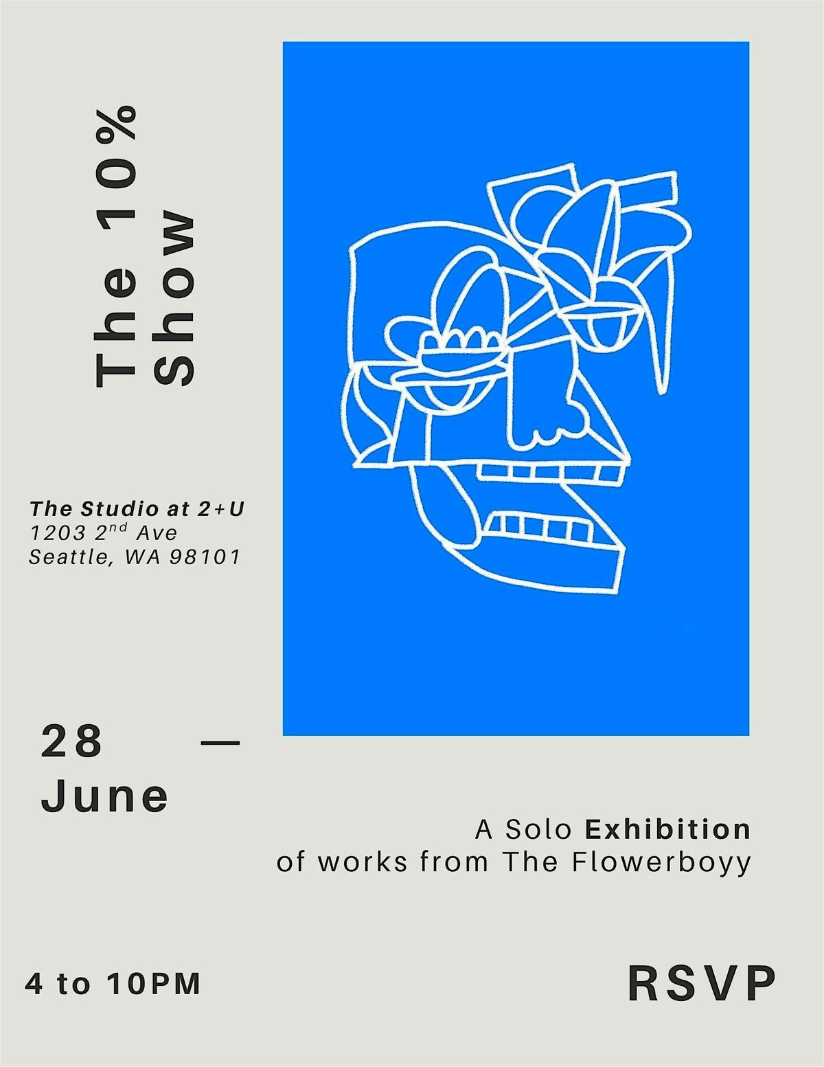 The 10% Show: a Solo Exhibition of works from The Flowerboyy | Event in Seattle | AllEvents