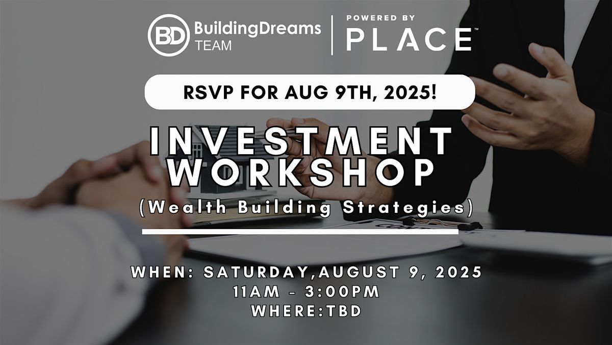 Wealth Building Strategies, 9 August | Event in Kirkland | AllEvents