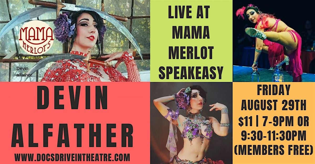 Bellydancing & More: Starring Devin Alfather at the Speakeasy, 29 August | Event in Buda | AllEvents