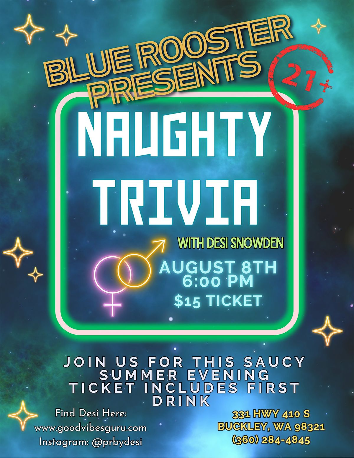Naughty Trivia, 8 August | Event in Buckley | AllEvents