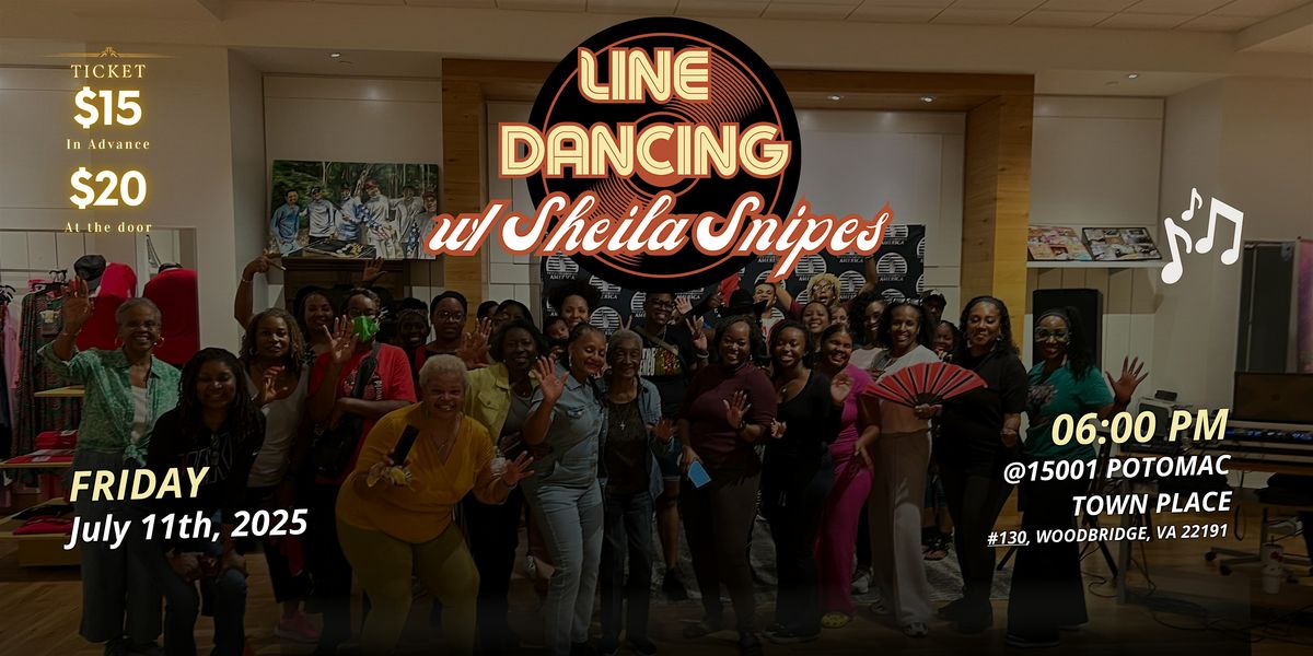 Line Dance with Sheila Snipes., 11 July | Event in Woodbridge | AllEvents