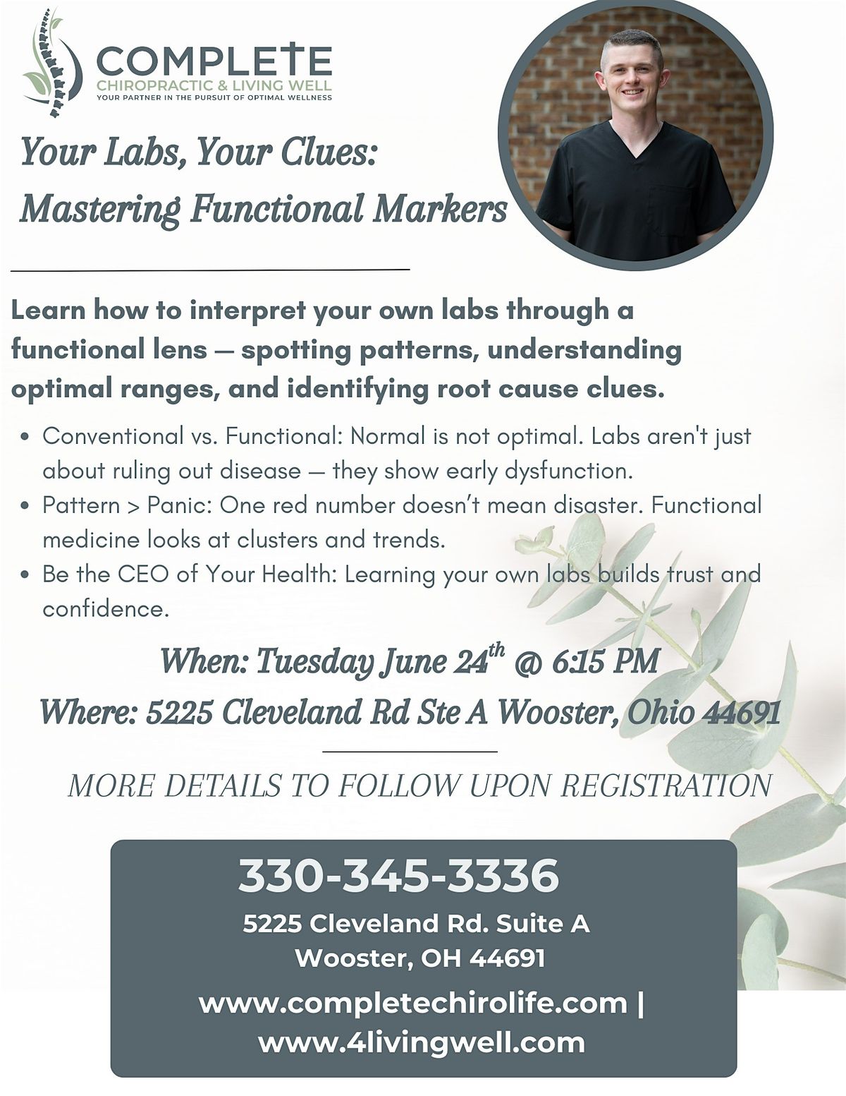 Your Labs, Your Clues: Mastering Functional Markers, 24 June | Event in Wooster | AllEvents