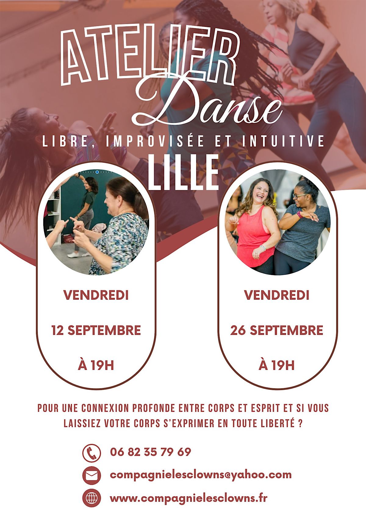 Danse livre improvisée et intuitive, 12 September | Event in Lille | AllEvents
