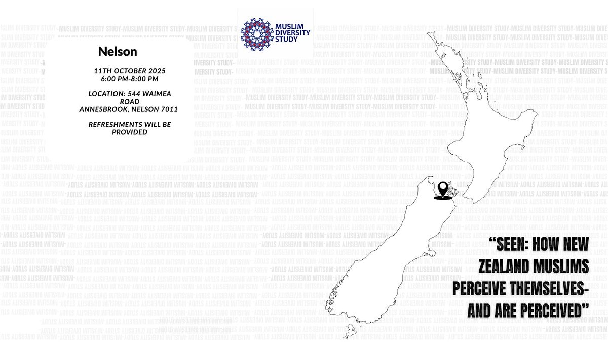Seen: How New Zealand Muslims Perceive Themselves—And Are Perceived, 11 October | Event in Nelson | AllEvents
