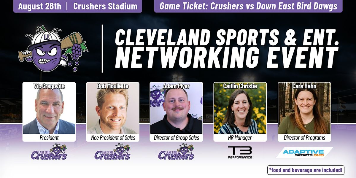 Cleveland Sports & Ent. Networking Event (Presented by TeamWork Online), 26 August | Event in Avon | AllEvents