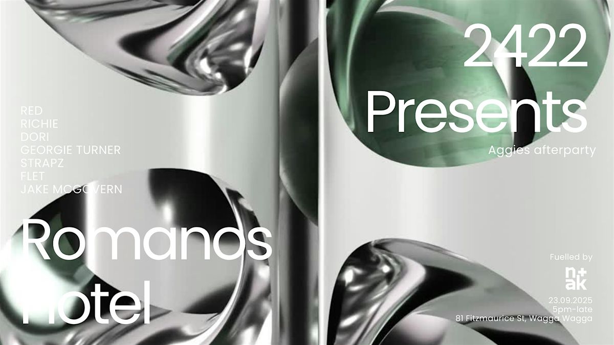 2422 presents. Aggies @Romanos Hotel, 20 September | Event in Wagga Wagga | AllEvents