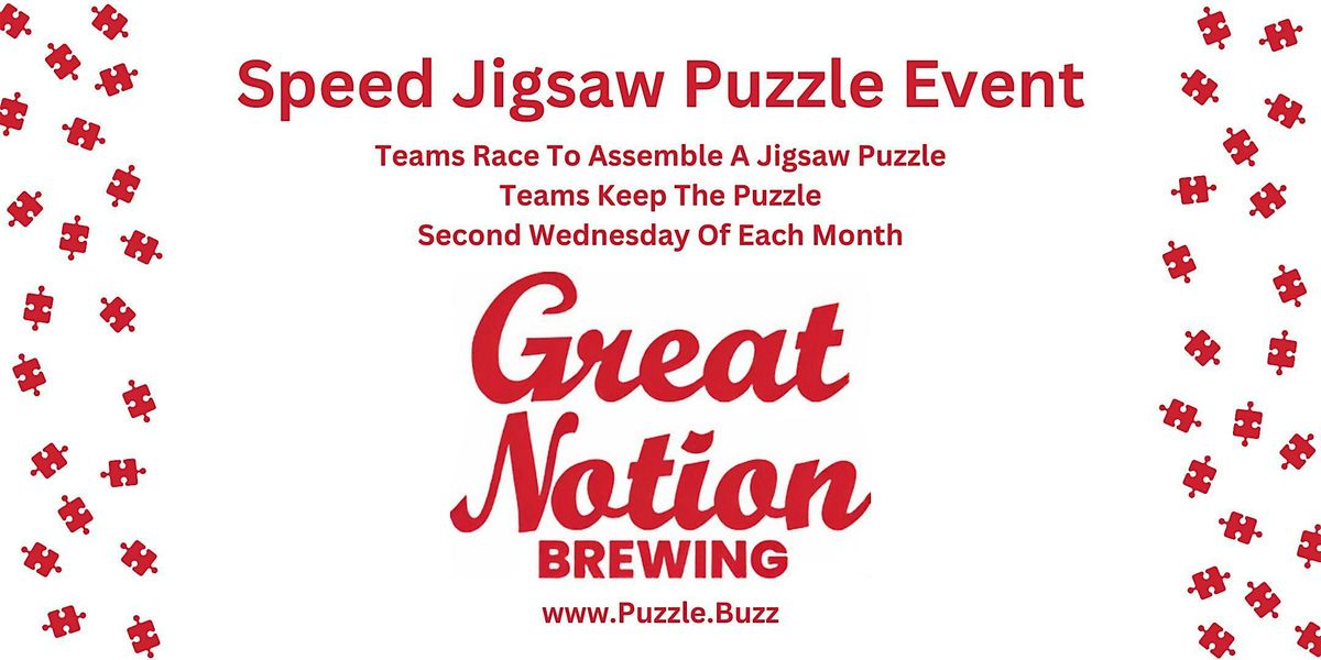 Speed Puzzling at Great Notion Brewing (Georgetown) in Seattle, WA | Event in Seattle | AllEvents