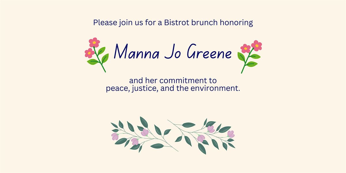 Honoring Manna Jo Greene (date change!), 6 September | Event in Rosendale | AllEvents