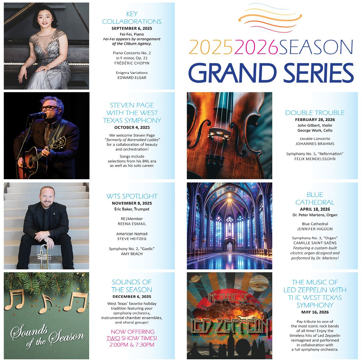 West Texas Symphony - Blue Cathedral at Wagner Noel Performing Arts Center, 18 April | Event in Midland | AllEvents