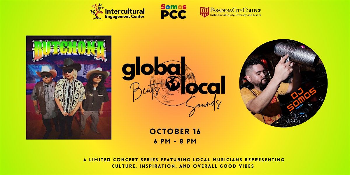 Global Beats Local Sounds, 16 October | Event in Pasadena | AllEvents