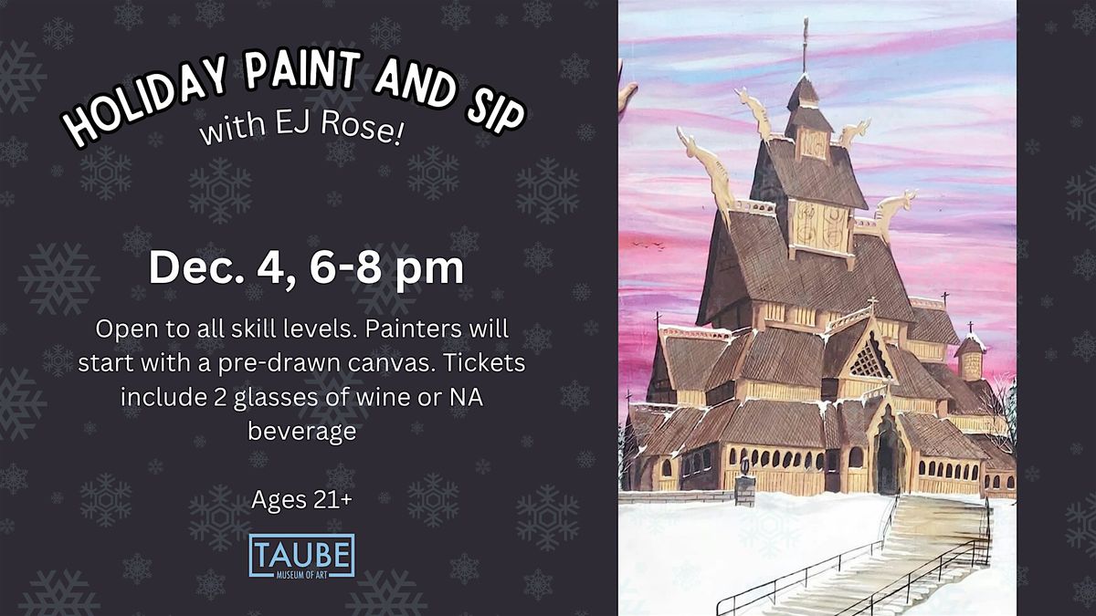 Holiday Paint and Sip with EJ Rose, 4 December | Event in Minot | AllEvents