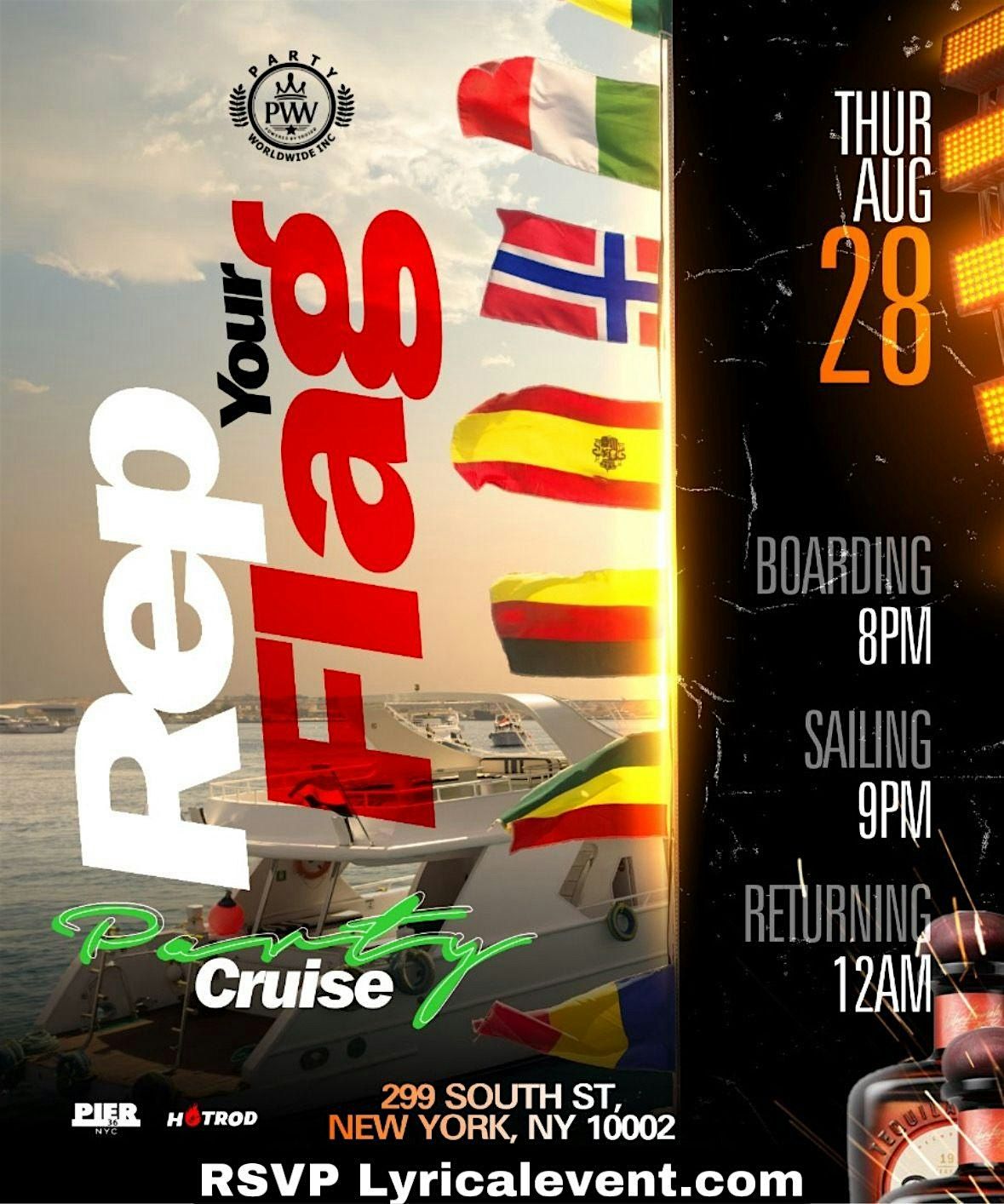 Rep yuh flagg Pon Di Hudson, 28 August | Event in New York | AllEvents