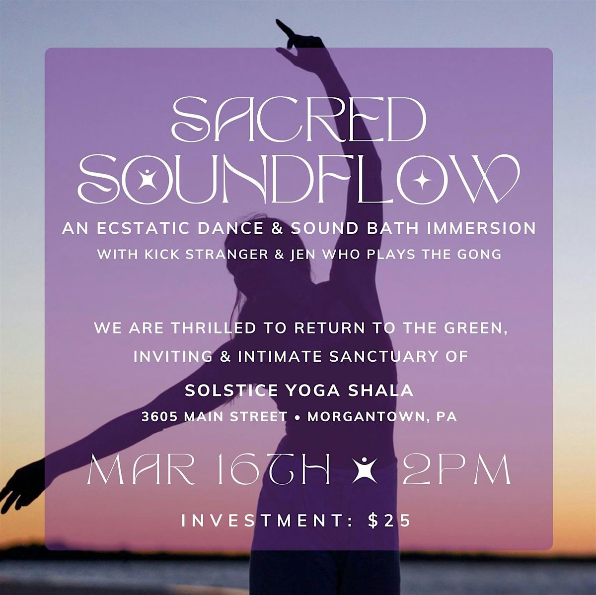 Sacred Soundflow ~ Ecstatic Dance and Sound Immersion, 27 July | Event in Morgantown | AllEvents