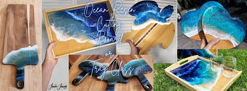 Ocean Waves Resin Class at Moonstone Art Studio, 7 August | Event in Warwick | AllEvents