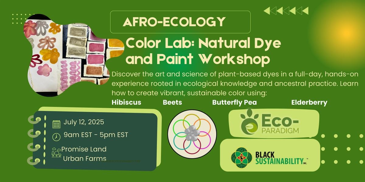 Color Lab: Natural Dye and Paint Workshop, 12 July | Event in Tallahassee | AllEvents