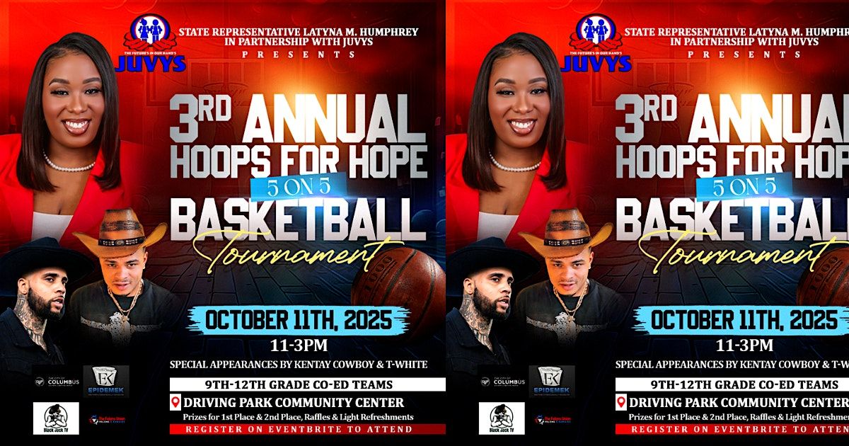 3rd Annual Hoops 4 Hope, 11 October | Event in Columbus | AllEvents