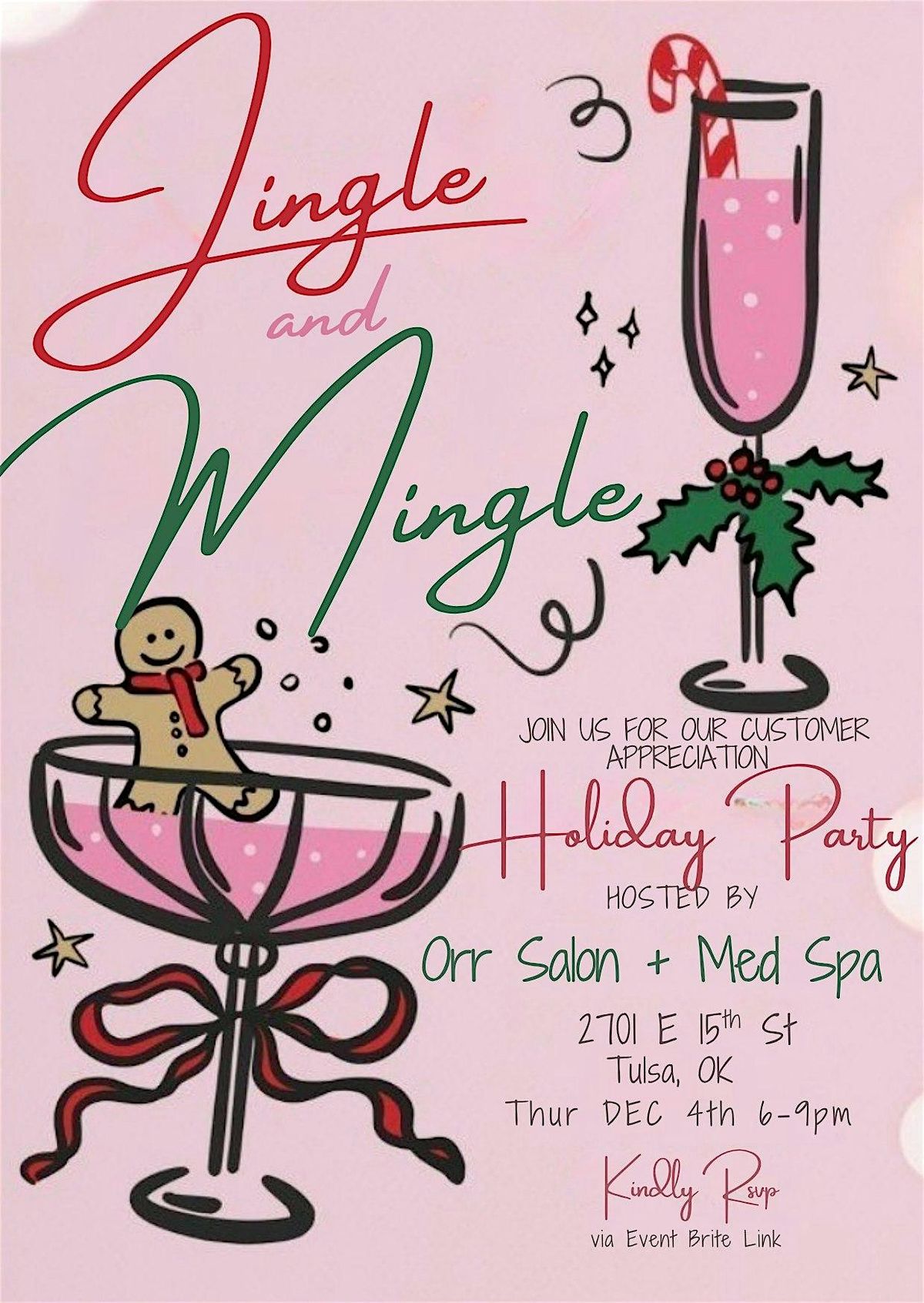 Jingle and Mingle | Customer Appreciation Party, 4 December | Event in Tulsa | AllEvents