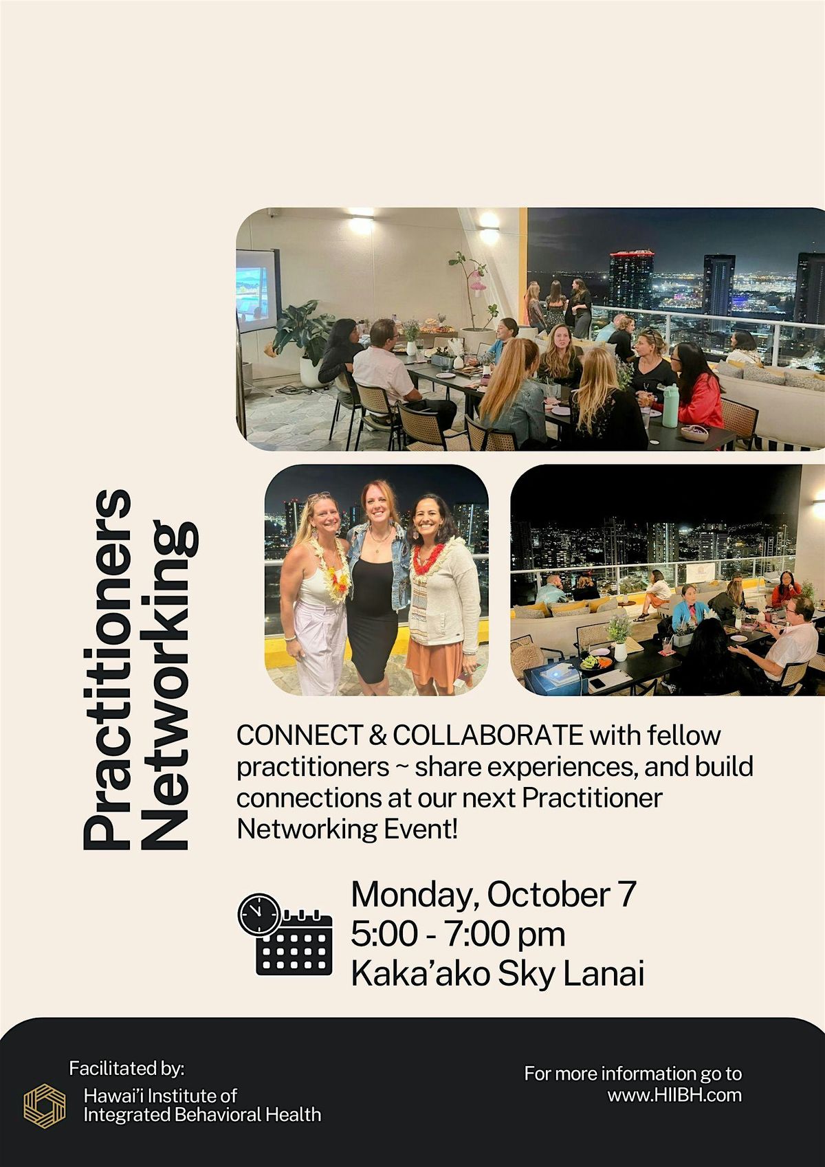 Practitioner Networking Event, 6 October | Event in Honolulu | AllEvents