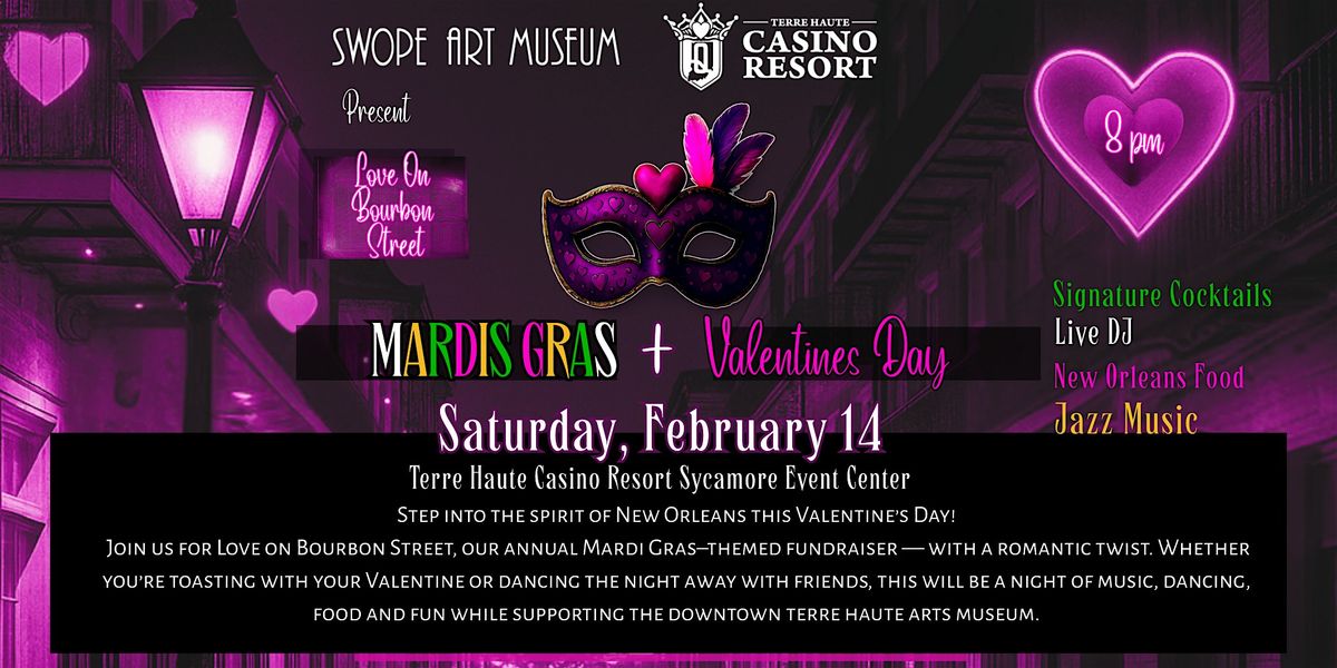 Love on Bourbon Street: Annual Swope Mardi Gras Party, 14 February | Event in Terre Haute | AllEvents
