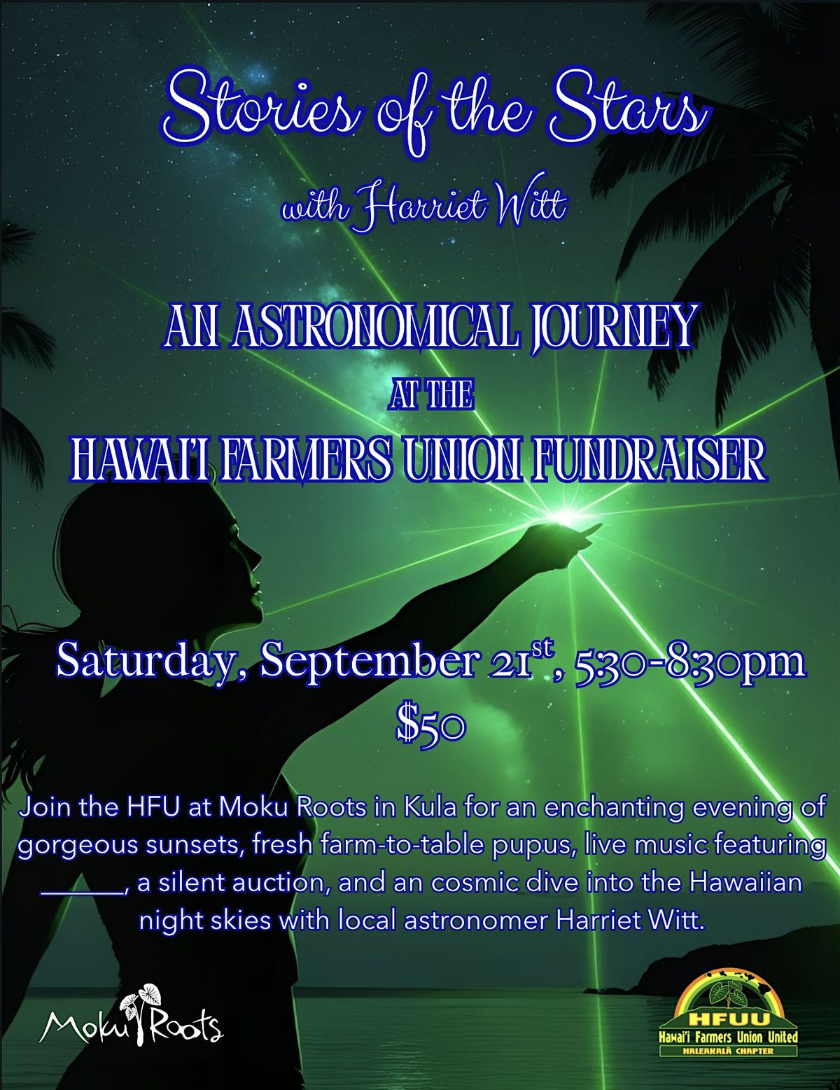 Stories of the Stars with Harriet Witt, 21 September | Event in Kula | AllEvents