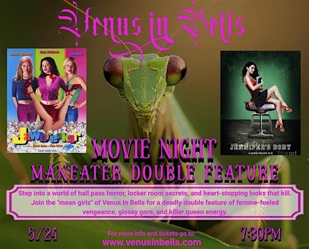 Movie Night at Venus in Bells: Man Eater Double Feature, 24 May | Event in Woodland Hills CA | AllEvents